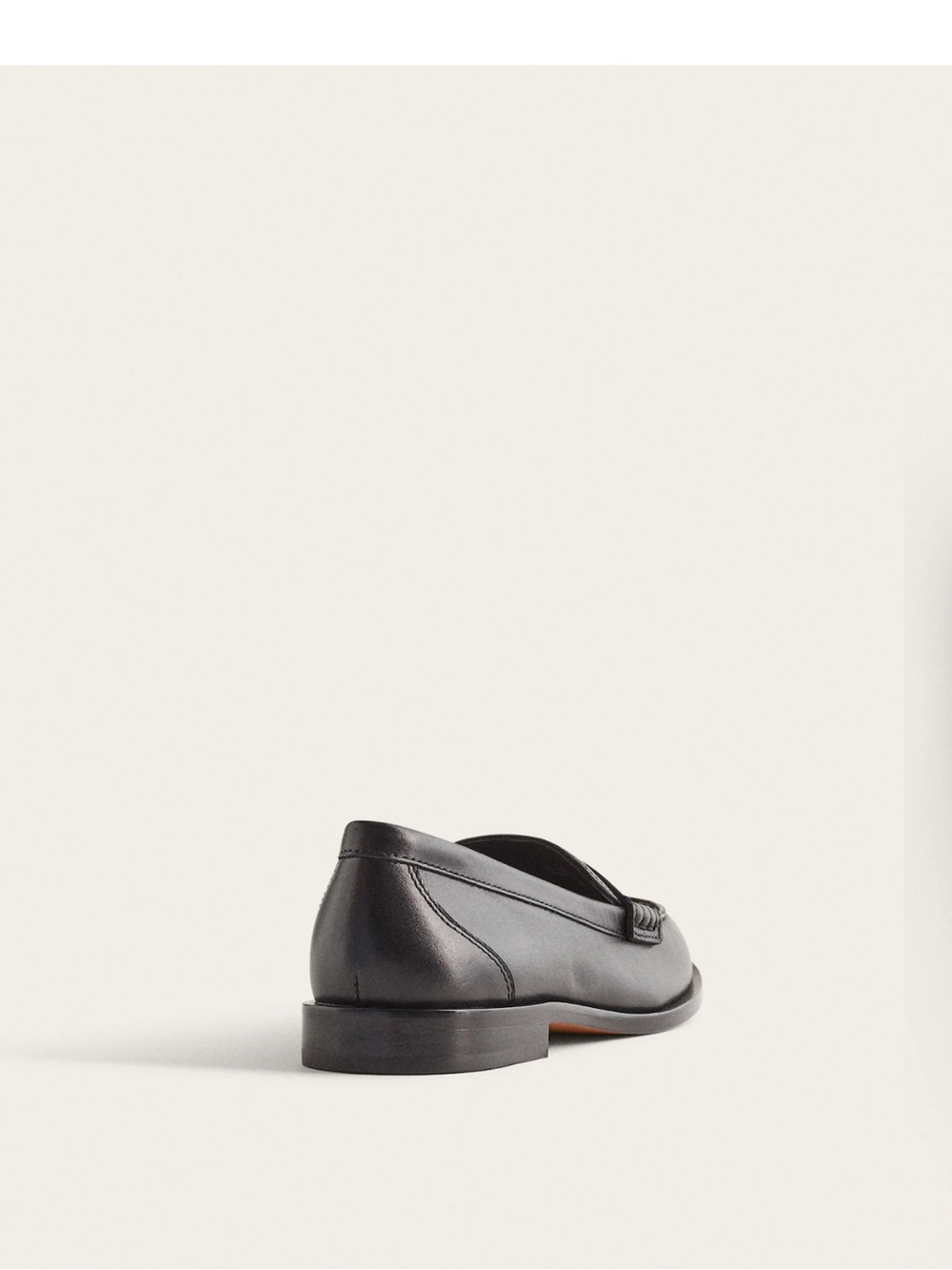 New Madewell Grayson Penny Loafer Sz 7 Black Leather Preppy Classic - Picture 3 of 4
